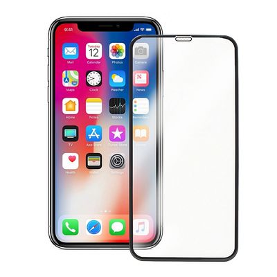 TEMPERED GLASS SCREEN PROTECTOR 5D BLACK FOR IPHONE XS MAX - NETWORK SHOP