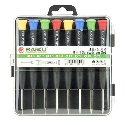 screwdriver tools set bk-6108 8 pieces - baku
