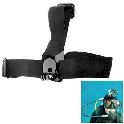 st-24 anti-skid adjustable elastic head strap belt gopro hero 2/3/3+/4 camera - 