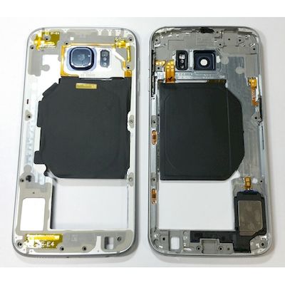 samsung galaxy s6 g920 middle frame cover blue - Network Shop