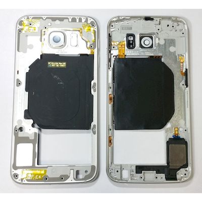 samsung galaxy s6 g920 middle frame cover white - Network Shop