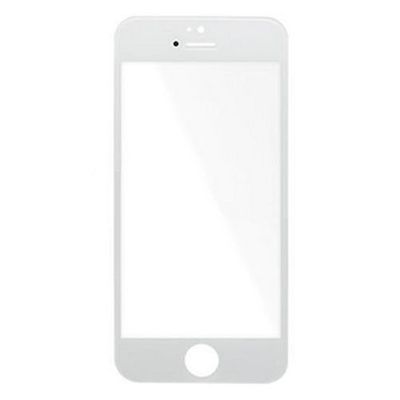 REPLACEMENT TOP QUALITY GLASS WHITE FOR IPHONE 5S - NOBRAND