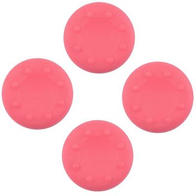 set grip gommini stick analogico rosa per controller ps4 - ps3 - xbox one - 360