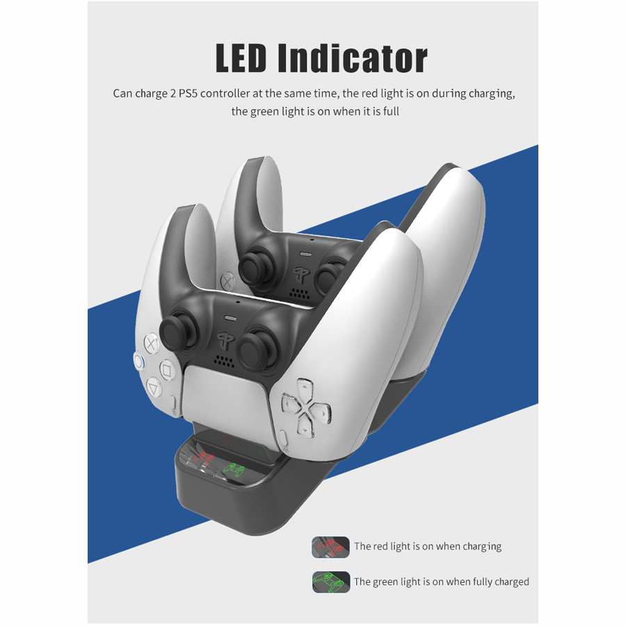 Medium Ps5 2 Batterie Di Ricambio Per Controller PS5 Cavo Caricabatterie USB-C - 2000mAh, Compatibile Con PlayStation 5 Cavo Usb-c Ricarica Ps5 - Foto 10