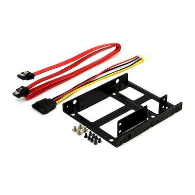 METAL INSTALLATION FRAME ON 3,5 CORE FOR 2X2,5 HDD/SSD WITH CABLE HL-SD3 - NETWO