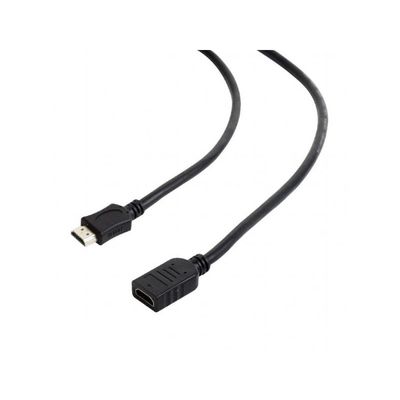 VIDEO CABLE HDMI M/ HDMI F ULTRA 4K WITH ETHERNET GOLDEN 1.8 MT - REEKIN