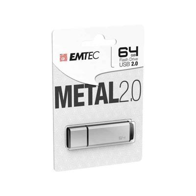 USB 2.0 FLASHDRIVE 64GB EMTEC C900 METAL - EMTEC