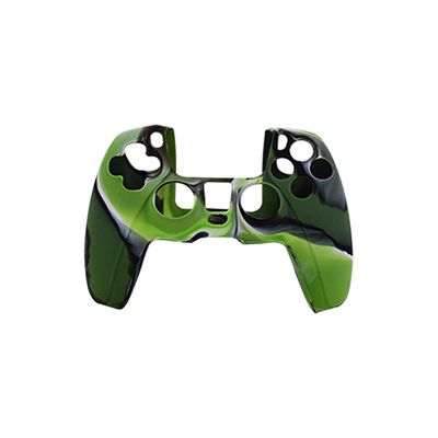 CONTROLLER SILICON CASE FOR PS5 DUAL SENSE CAMO VERDE - NETWORK SHOP