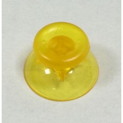 XBOX 360 ANALOG THUMB STICK CAP FOR CONTROLLER TRANSPARENT YELLOW - NETWORK SHOP