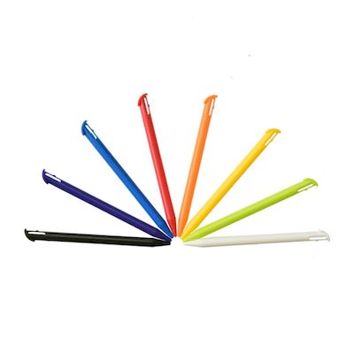 NEW 3DS XL PLASTIC STYLUS TOUCH PEN SET 8 PCS COLORED - NETWORK SHOP