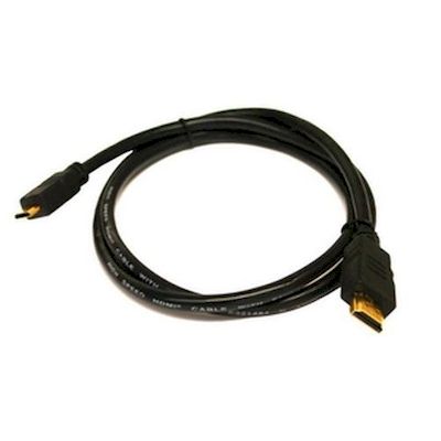 video cable hdmi a male / mini hdmi c male 1 mt golden with ethernet - Network S