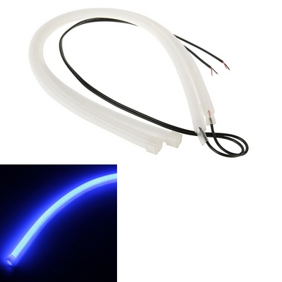 CAR DRL SOFT LED LAMP 12V BLUE LIGHT 30CM 2 PCS - NETWORK SHOP