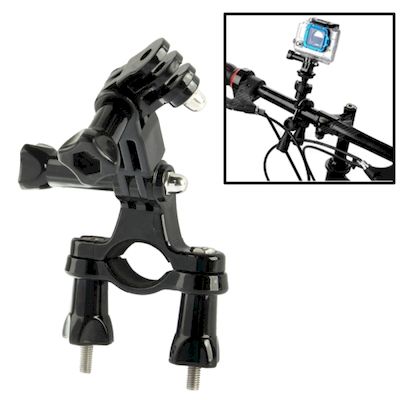 BIKE CAMERA HANDLEBAR BAR MOUNT HOLDER WITH 3 WAY ARM FOR GOPRO HD HERO 2/3/3+/4
