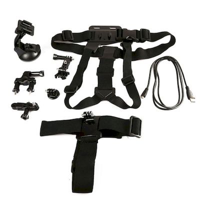 6 IN 1 GOPRO ACCESSORY MOUNT KIT BIKE TRIPOD CHEST HEAD (KT-104) - DAZZNE