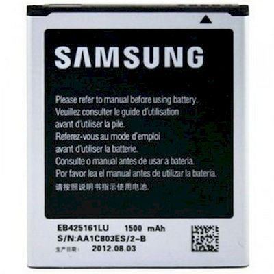 SAMSUNG BATTERY EB425161LU FOR GALAXY ACE2 I8160 1500MAH BULK - SAMSUNG
