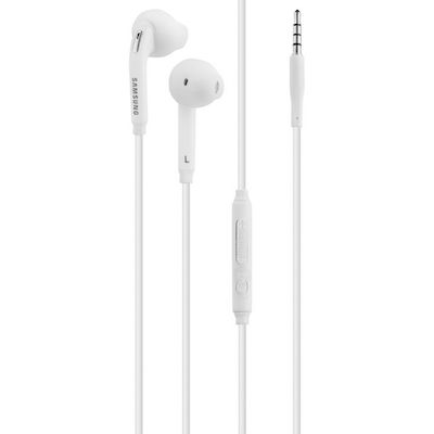 STEREO HEADSET SAMSUNG EO-EG920BW GALAXY S6 3,5MM WHITE BULK - SAMSUNG