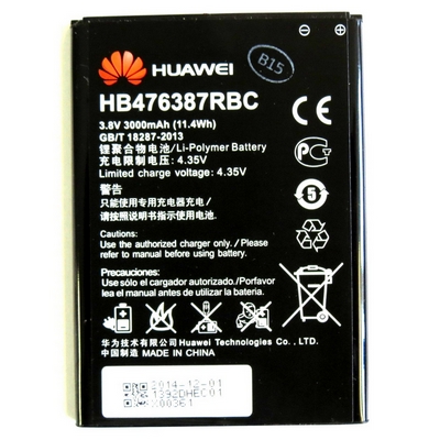 batteria litio huawei HB476387RBC 3000mah Ascend G750 Honor 3X bulk