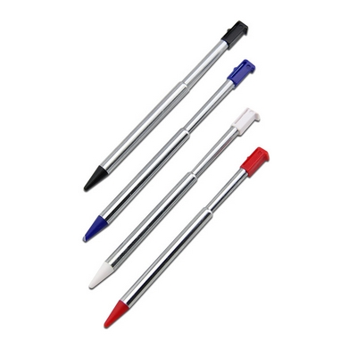 3DS METALLIC RETRACTABLE STYLUS TOUCH PEN SET 4 PCS - NETWORK SHOP