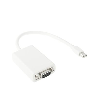 MINI DISPLAY PORT MALE / VGA FEMALE ADAPTER 20CM FOR APPLE - NETWORK SHOP