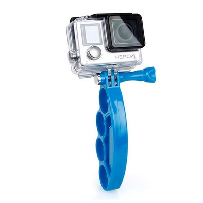 TMC KNUCKLES FINGERS GRIP WITH THUMB SCREW BLUE FOR GOPRO HERO 4 / 3+ / 3 / 2 - 