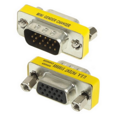 VGA 15PIN MALE TO VGA 15PIN FEMALE ADAPTER - NETWORK SHOP
