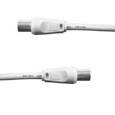 ANTENNA CABLE SP/PR TV WHITE 5 MT WITH M/M ADAPTER - MATSUYAMA