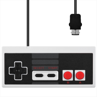 GAMEPAD MANETTE COMPATIBLE FOR CONSOLE NINTENDO MINI NES 2016 NEW BULK WIRED - N