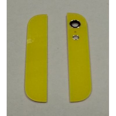 IPHONE 5 BACK COVER GLASSES WITH LENS YELLOW - NETWORK SHOP