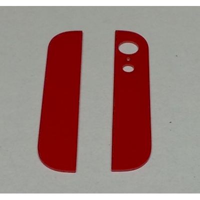 vetri cover posteriore rosso per iphone 5