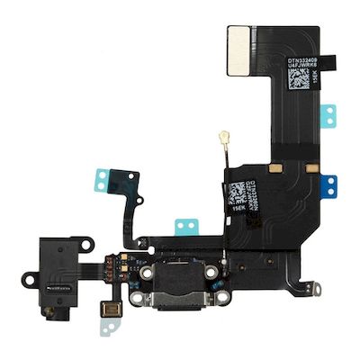IPHONE 5C CONNECTOR FLEX CABLE BLACK - NETWORK SHOP