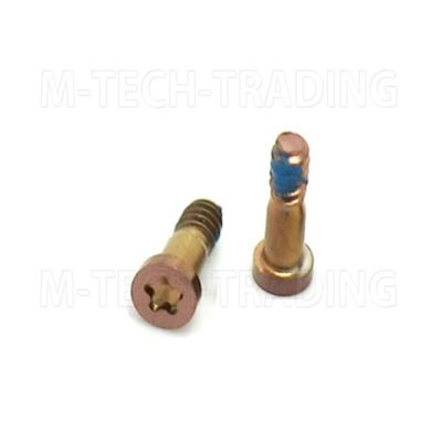 BOTTOM SCREW SET ROSE 2PCS FOR IPHONE 6 - 6 PLUS - 6S - 6S PLUS - NETWORK SHOP