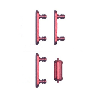 BUTTON SET POWER ON OFF VOLUME MUTE RED FOR IPHONE 7 - NETWORK SHOP