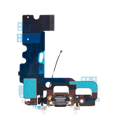charging dock connector and microphone flex cable black for iphone 7 - Network S
