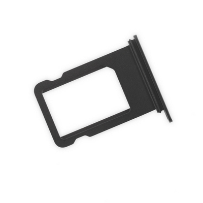 slot sim card tray jet black for iphone 7 e 8 - Network Shop