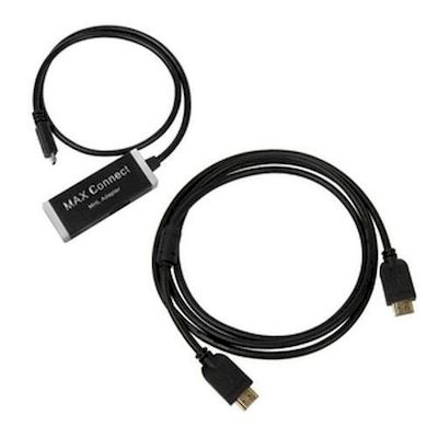 MHL HDMI ADAPTER MAX CONNECT FOR SAMSUNG AND HTC - MAXBUY