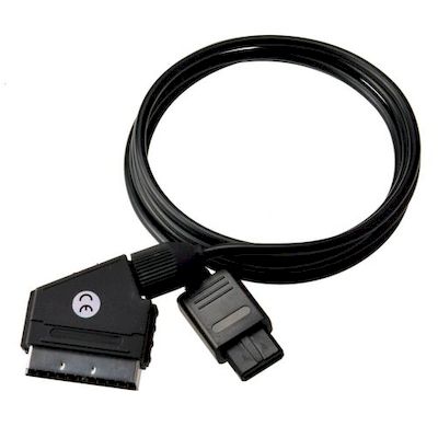 RGB SCART CABLE FOR NINTENDO N64 SNES GAMECUBE PAL - NETWORK SHOP