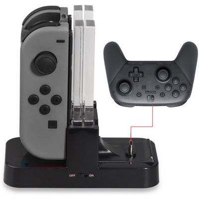 charging dock joy-con and pro controller dobe for nintendo switch - Dobe
