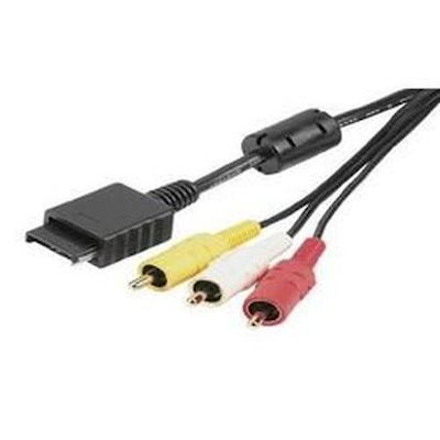 PS2 AUDIO VIDEO COMPOSITE RCA AV CABLE - NETWORK SHOP