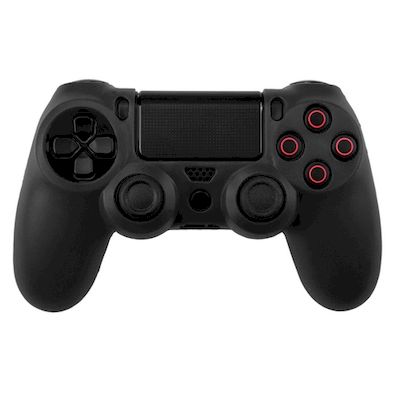 SILICON CASE BLACK FOR PS4 DUAL SHOCK 4 CONTROLLER - NETWORK SHOP