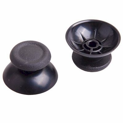 PS4 THUMB STICK CAP BLACK FOR CONTROLLER DUAL SHOCK 4 2PCS - NETWORK SHOP