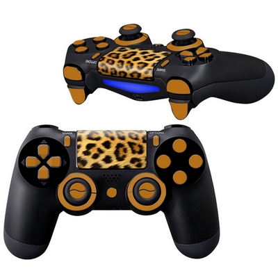 ADHESIVE DECALS SKIN VINYL STICKERS LEOPARD FOR CONTROLLER PS4 - NETWORK SHOP