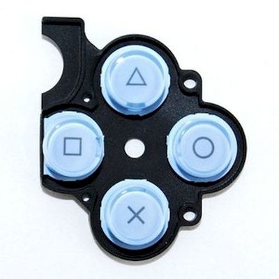 PSP 2000 KEYSTOKE WITH D-PAD RUBBER ORIGINAL SONY BLUE - SONY
