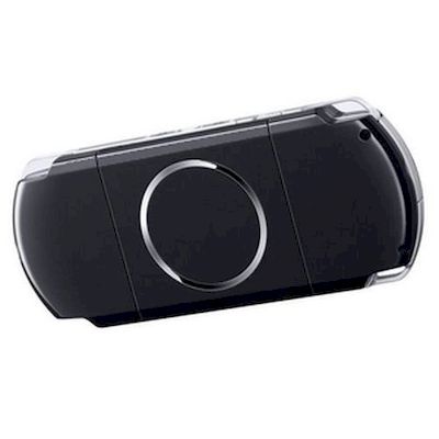PSP 3000 FULL CASE SET FRONT AND BACK BLACK - NETWORK SHOP