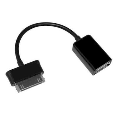 OTG USB CABLE FOR SAMSUNG GALAXY TAB ADJ AI808 BLACK - ADJ